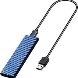 MERISHOPP USB 3.0 to Ngff M.2 B Key Ssd External Enclosure Case Cover Adapter Blue|Computers/Tablets & Networking | Drives, Storage & Blank Media | Drive Enclosures & Docks-20