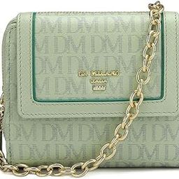 da milano Genuine Leather Green Women Sling Wallet (10230A)-picture-30