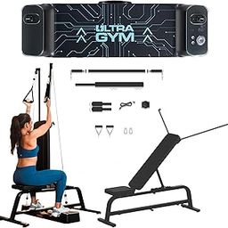 Portl Ultra Gym - Ultimate Combo | All-in-One Smart Home Gym | Upto 70 kgs of Digital Weights | 150 + Exercises | Full Body Workout | Compact Multipurpose Fitness Equipment | Strength Training System-image-23