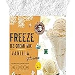 Brew Lab Instant Vanilla Freeze Ice cream Mix Powder | For Tasty & Delicious Ice Cream 100 g-image-97