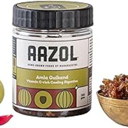 Aazol Amla Gulkand: Vitamin C-rich Cooling Digestive - 200g | Rose Petal Jam with Amla | Made with Fresh Damask Rose & Mishri | Sweet & Soothing-31