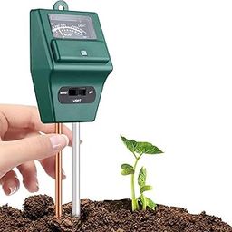 LUXINA Reunirse 3-in-1 Soil pH Meter Test Kit Moisture Light and pH Tester Acidity Hydroponic Tester for Home Garden, Lawn, Farm, Plants, Herbs and Gardening Tools-image-75