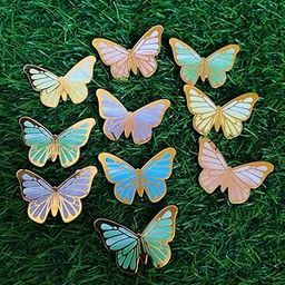 precut Colorful Butterfly for Cake Decoration (Pack of 25)-image-0