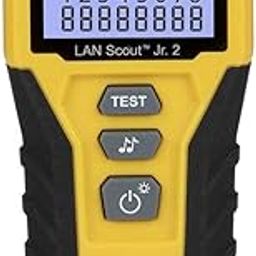 Cable Tester, LAN Scout Jr. 2 Ethernet Cable Tester for CAT 5e, CAT 6/6A Cables with RJ45 Connections Klein Tools VDV526-200-26