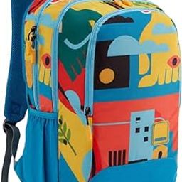 Zipper Quad 3.0 Polyester Men's Backpack (Free Size, Blue)-46