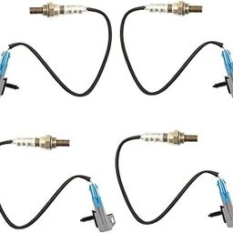 TRQ Upstream & Downstream O2 02 Oxygen Sensor Kit Set of 4 Compatible with GM 5.3 Truck SUV-picture-0