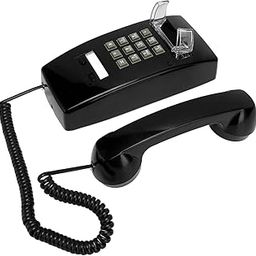 Retro Wall Mounted Telephone, Classic Waterproof Corded Phone with Volume Control, for Home, Hotel, Bathroom, Living Room, School and Office-23