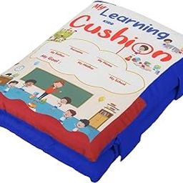 jilra Learning Pillow Cloth Book with English & Hindi – Soft Cotton Cushion Book for Babies & Kids | Early Learning Educational Toy for Toddlers (1 Count) (Blue)-image-44