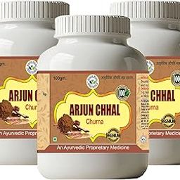 Health Made Arjun Chaal Powder-100G|100% Natural & Pure Herbal Arjun Ki Chaal Powder For Men & Women|To Support Heart Health & Promote Good Cholesterol Pack of 3-0