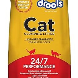 Drools Bentonite Cat Litter (For multiple cats) , Lavender Flavor 5 kg Pack-27