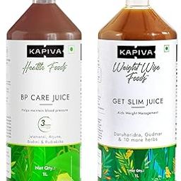 Kapiva Weight & Bp Care Combo Kapiva Get Slim Juice&Kapiva Bp Care Juice(1L+1L) Containing Daruharidra, Karela, Arjuna,Lahsun Ayurvedic Combo For Blood Pressure&Long Term Weight Management,Pack of 1-image-79