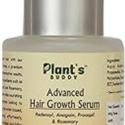 Plant's Buddy - Advanced Hair Growth Serum For Men & Women with Plant-Based Ingredients - Redensyl 3% + Anagain 2% + Procapil 2% + Rosemary - Control Hair Fall, Increase Density, Stimulate Hair Regrowth - 30ml-30