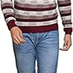 Men's Acrylic Woolen Sweater Regular Fit Sweater Winter Wear Round Neck Full Sleeve Solid Sweater for Men's | Suitable Size is Medium and Large | Multicolor | GL/Men Sweater/57-image-79