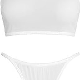 Women Transparent Lingerie Set – Sexy 2-Piece Babydoll with Adjustable Bra & Sheer Mesh Tanga for Romantic Nights-picture-53
