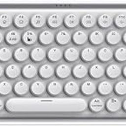 RAPOO Ralemo Pre 5 Mechanical Keyboard with Multi-Mode Technology (Bluetooth), Backlight Enabled & Built in Battery. Compatible with Windows/Chromebook/PC/Laptop (White)-2