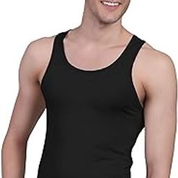 freecultr Vest for Men | Bamboo Sleeveless Super Soft Round Neck Gym Comfort Vest | Workout Regular Fit Innerwear | Breathable Sando with Long Hemline | Single Unit-picture-0