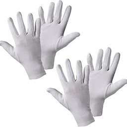 Kuber Industries Cotton Unisex Hand Gloves|Sunlight Protection|Soft & Cofortable Gloves "2 Pair" (White)-image-43