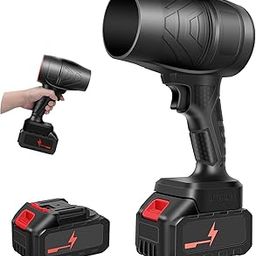 PRAYTEX Cordless Leaf Blower with 2X 48V Batteries for Lawn Care and Patio Use, Includes 2 Batteries & Charger, Leaf Blower Cordless with Battery, blowers.-image-23