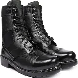blinder Mens Black Lace-up Long Leather Boot-picture-29