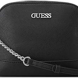 Black Solid Tidewood Mini Top Zip Crossbody Bag-image-96