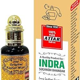 INDRA SUGANDH BHANDAR Attar For Men|Women - Pure & Original Kasturi Rich & Divine Deer Musk Long Lasting Oil Fragrance 12Ml Rollon Pack-picture-34
