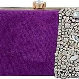 Handicraft Hand Embroidered Box Clutch Bag Purse for Bridal 6x4 Box Clutch Casual, Wedding Bag for Women & Girls-image-93