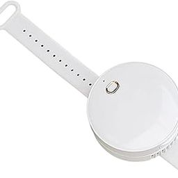 UJEAVETTE Wearable Personal Wrist Fan USB Charging with Mirror for Summer White-picture-12