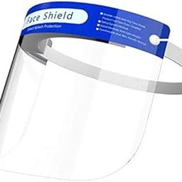 DEMOKRAZY Premium Protective Reusable Safety Face Shield, Visor with 2 sided Peel Off Layer (Pack of 2)-image-39