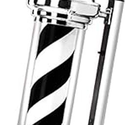 SAZ DEKOR® 23.6" Barber Pole Light Classic Led Barber For Outside Hair Salon Barbershop Black White-image-65