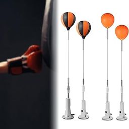 CALANDIS™ Boxing Reaction Ball Vertical Boxing Equipment for Exercise Home Gym Workout Orange | Punching Bags | Training Equipment & Supplies | Boxing, Martial Arts & MMA-image-66