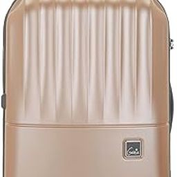 by Safari Palm 79Cm Large Checkin Trolley Bag Hard Case Polycarbonate 8 Wheels 360 Degree Wheeling Luggage, Suitcase for Travel, Trolley Bags for Travel, Gold-image-6