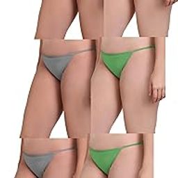 Women String Bikini Cotton Lycra Panty,Soft and Sexy Women Multicolored Underwear-picture-25