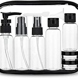 GOTTIDO 7PCS Travel Bottles Containers & Travel Size Toiletries Accessories Bottles with Toiletry Bag for Liquids Leak-Proof & TSA Approved Carry-on for Airplane-10