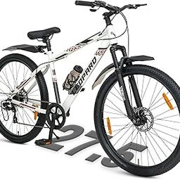 VESCO Leopard 27.5-T MTB 7 Speed Gear Cycle for Men | Front Suspension | Dual Disc Brake | Frame 18 Inch | Mountain Bike | Ideal for 17+ Years Adult Men & Women (White)-image-35