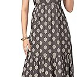 Cotton Rayon A-Line Flared Maternity Feeding Kurti for Women with Zippers | Maxi Gown Dress for Women | Breastfeeding Dress for Mothers | Feeding Kurti for Women | Maternity Wear for Women-image-62
