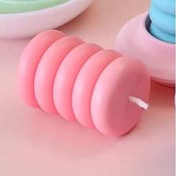 SMELLO Geometric Cylinder Candle Mold ? Modern Silicone Mold for Handmade Candles with Unique Texture-16
