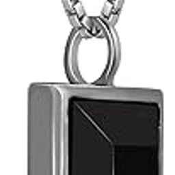 925 Silver Black Rhodium Alpha Ego Pendant With Box Chain For Him| Necklace to Gift Women & Girls | With Certificate of Authenticity and 925 Stamp | 6 Months Warranty-image-10