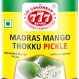 777 Mango Thokku Pickle 300g (Pack of 4) | Spicy South Indian Grated Mango Pickle | Homemade Taste | Traditional Recipe-image-58
