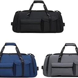 MERISHOPP Travel Duffle Bag Pouch Storage Bag Sports Gym Bag for Weekend Sports Black| Sports Equipment | Outdoor Sports Gear | Exercise Gear-image-8