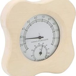 Set of 2 Thermo-Hygrometer, Beautiful and Lovely Clear and Accurate Hygrometer for Most People for Sauna Room Accessories-9