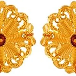 p.c. chandra jewellers 22k (916) Yellow Gold Stud Earrings for Women-picture-43