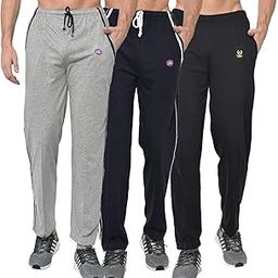 Mack Jonney Men's Multicolor Cotton Slim Fit Track Pants for (Pack of 3)-picture-21