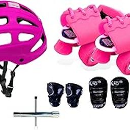 Jaspo Toddlers Baby Kids Junior Pro Adjustable Roller Skates Combo (Suitable for Age Group Up to 5 Years)-image-76
