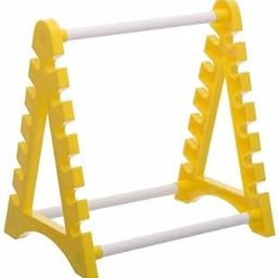 Arcsol Pipette Stand for 12 Pipettes, Horizontal, Yellow and White-20