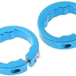 LOOM TREE® 3x2pcs Alloy Bike Handlebar Grip Lock Ring End Locking Ring Blue 8mm | Cycling | Bicycle Components & Parts | Handlebar Grips Tape & Pads-picture-5