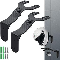 STHIRA® 2 Piece Helmet Holder Wall Motorbike Helmet Holder-image-31
