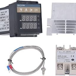 PID Temperature Controllers Kit High Accuracy REX C100 Waterproof Temperature Controller for Farm 100V 240V (40A)-image-54