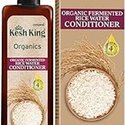 Kesh King Organics Anti Frizz Conditioner with Organic Fermented Rice Water, Helps Repair Damaged Hair, Moisturizes & Reduces Frizz for Visibly Soft, Smooth and Tangle Free Hair, 200ml-picture-50