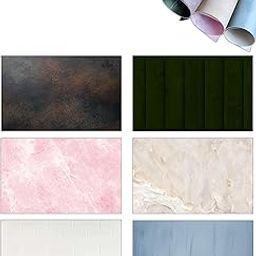 Print Master India Premium Flat Lay Tabletop Photography Backdrop Background, Double Sided Waterproof Paper for Food, Small Product Professional Photo Shoot (56x90cm, Pack of 3) 6 Designs 2 (Bloom)-picture-17