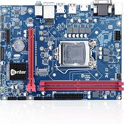 Enter H510 | Intel LGA 1200 Socket | 10th Gen Intel Core | DDR4 Compatible | Supports DDR4 3200/2666/2400 Memory | 4USB2.0, 2USB 3.0, 1VGA Port, 1HDMI Port, 1RJ45 Port, 3-in-1 Audio Port-18
